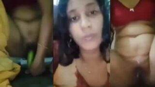 Sultry South Asian Youth’s Intimate Solo Play With A Garden Vegetable Captured On Camera