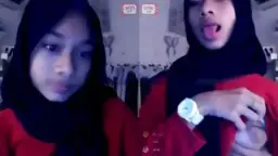 Abg Berjilbab Menggoda Di Ometv