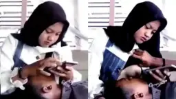 Jilbab Abg Menggoda Pacar Dengan Rayuan Di Warung Kopi