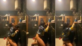 Sultry Siren’s Steamy Bathroom Encounter
