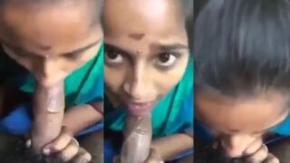 Tamil Wife’s Quick Desi Blowjob For Her Secret Lover