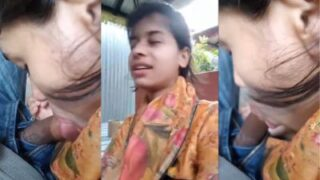 Watch An 18-year-old Girl Sucking Cock Outside In A Raw Outdoor Sex Tape
