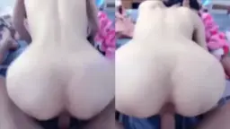 Adek Digenjot Sampe Meringis Keenakan