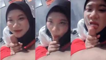 Sepongan Enak Pacar Cantik Bikin Crot
