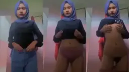 Abg Bocil Hijab Ngebor Tocil Sampe Muncrat