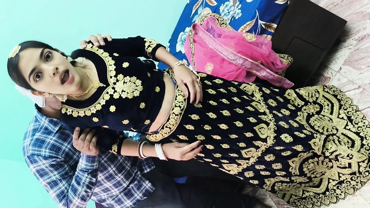 Newly Married Desi Couple First Night Sex Hindi