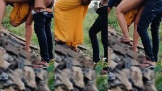 Outdoor Leaked Marathi Mms Of A Hot Desi Laborer Getting Dirty With Her Owner