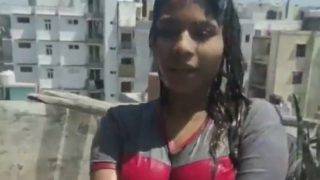 Sexy Desi Nipple Pokie Terrace Tease In High Definition